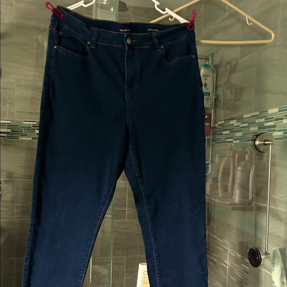 Women's Dark Blue Skinny Jeans